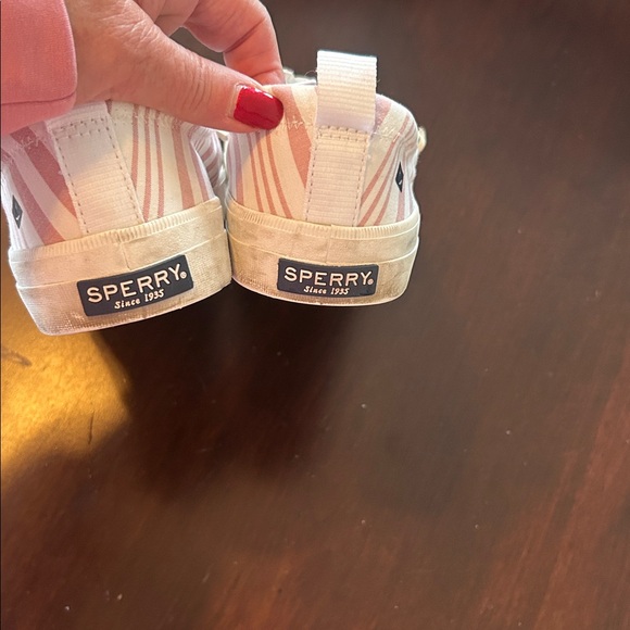 Sperry Women's Seacycle Crest Vibe Striped Rose Sneakers 8.5 - Picture 4 of 7